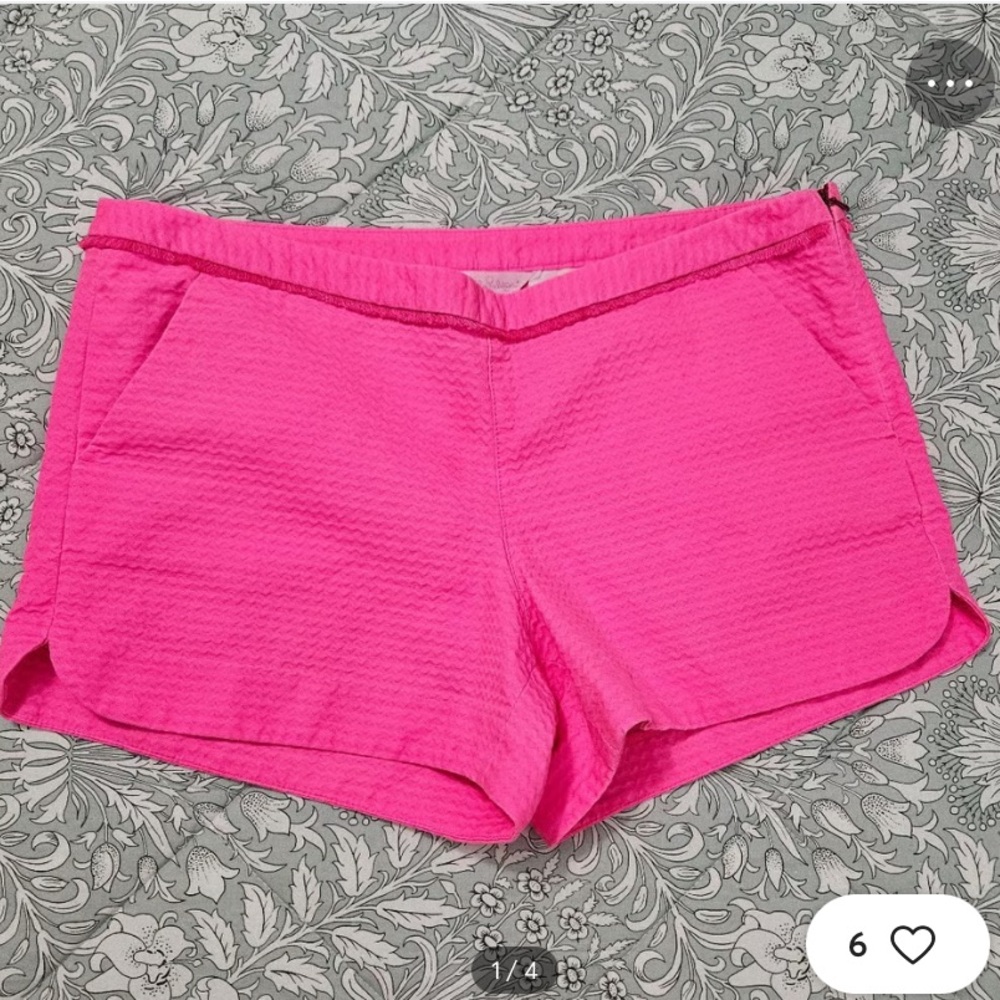 Lilly Pulitzer Vibrant Pink High Waist Shorts